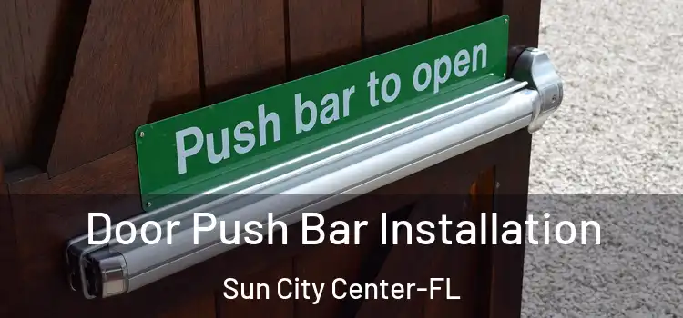 Door Push Bar Installation Sun City Center-FL