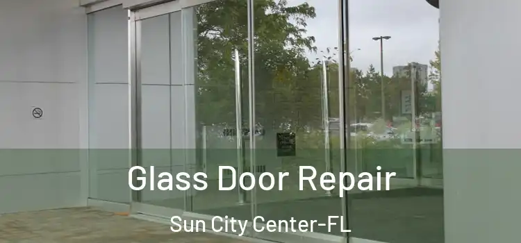 Glass Door Repair Sun City Center-FL